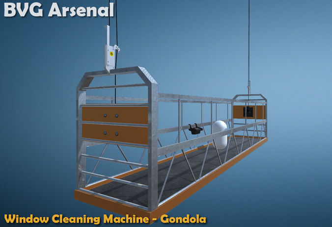 WCM-Gondola - HQ Low-poly 3D model