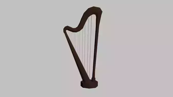 Low Poly Harp