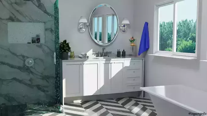 Bathroom interior
