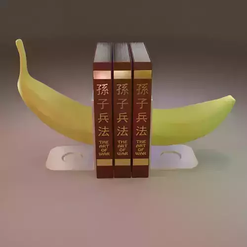 Banana Bookends