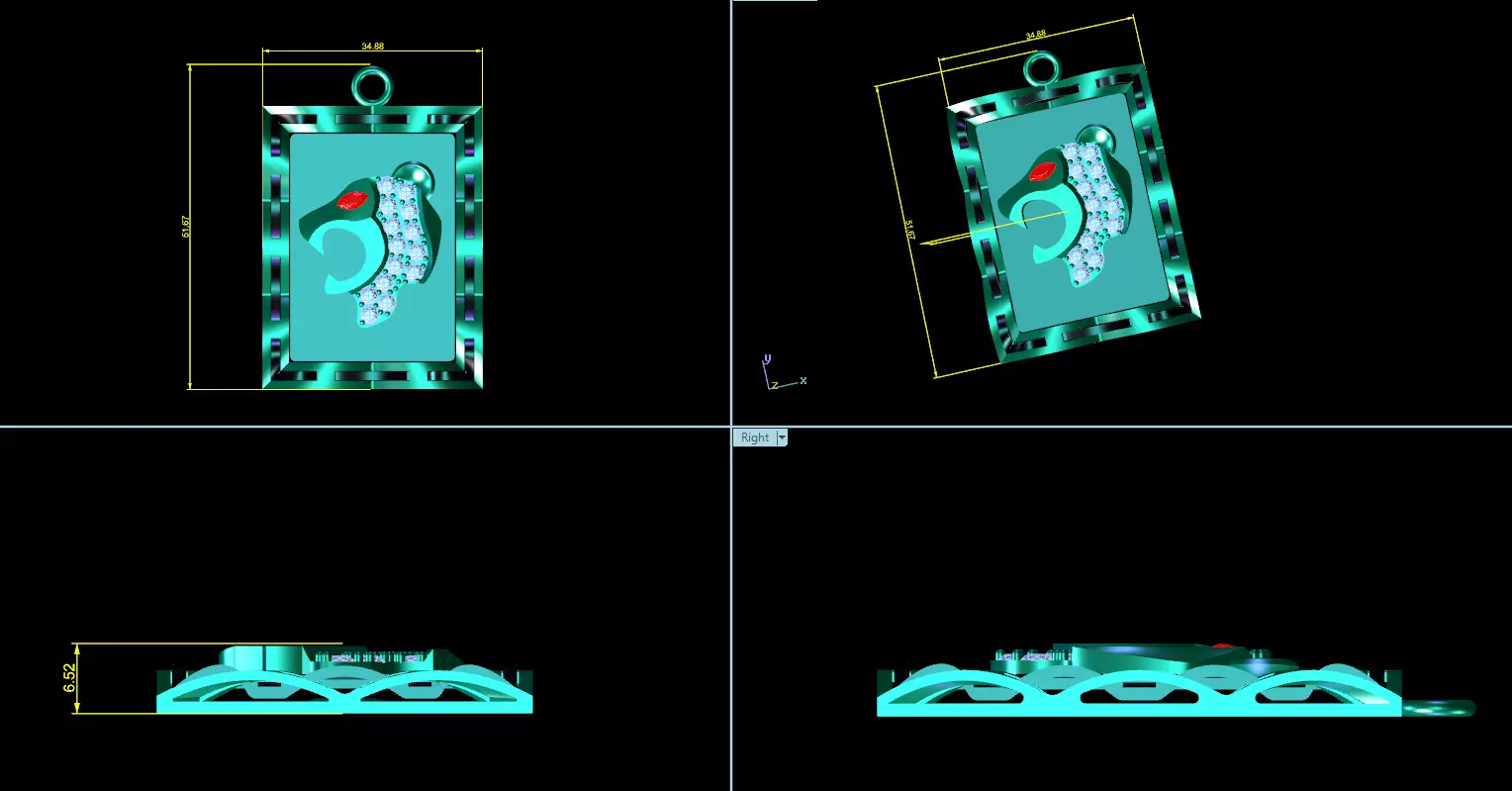 pendant 19a 3D model_0