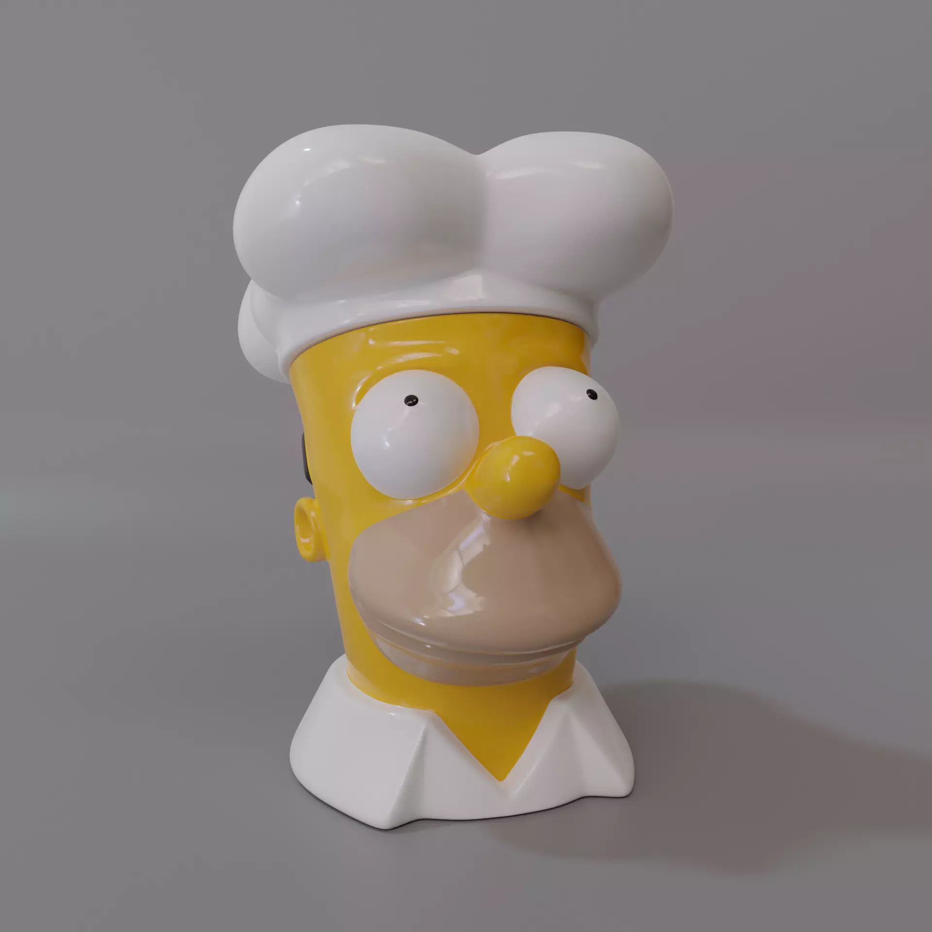 Homer Cook Jar 3D print model_0