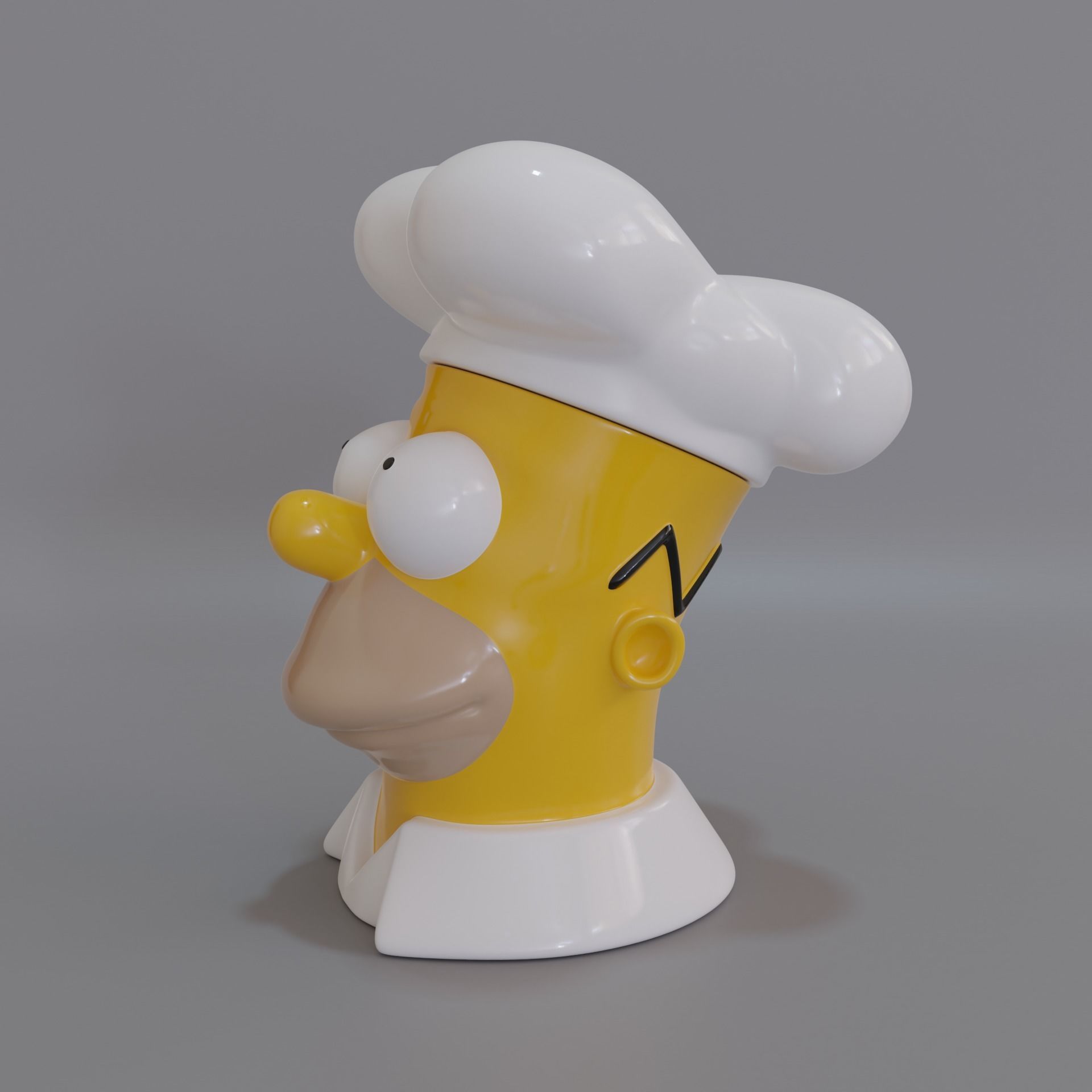 Homer Cook Jar 3D print model_3