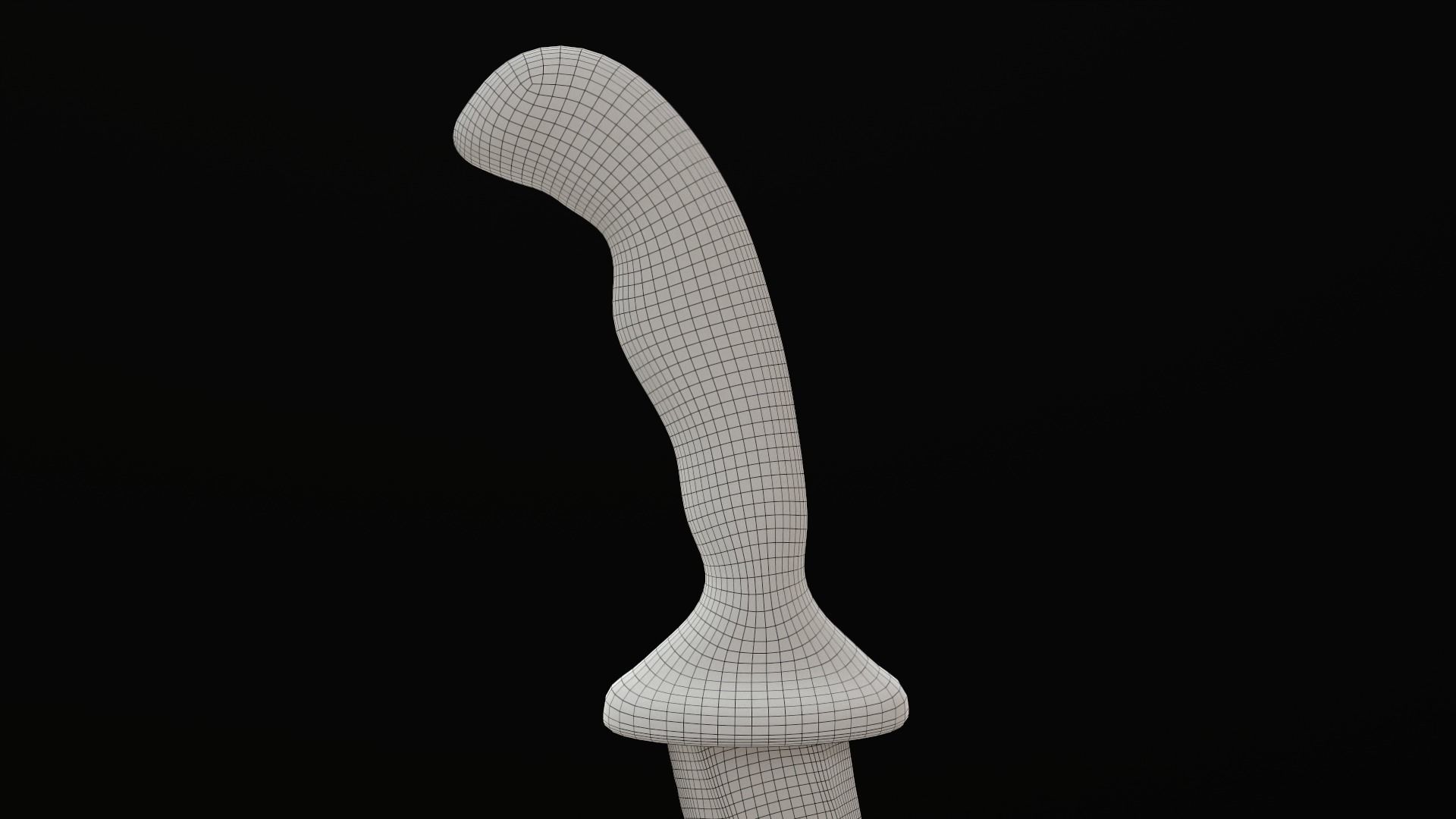 Dagger Traditional Low-poly 3D model_4