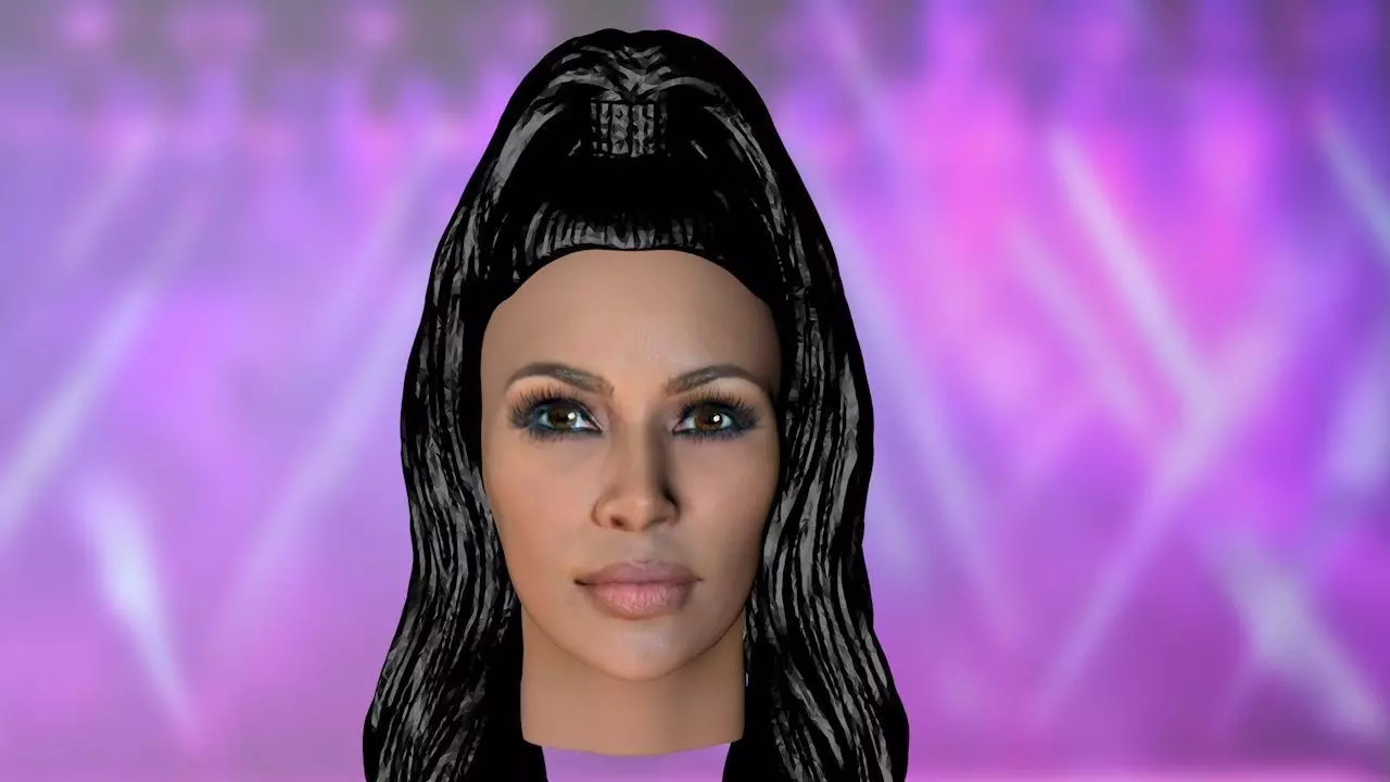 KIM KARDASHIAN 3D model