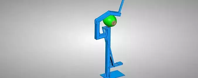 Coconut Dehusker Foot Operated