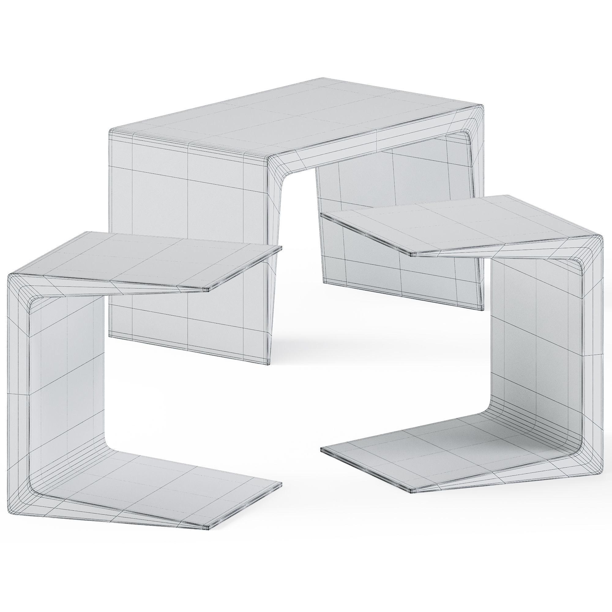 Coffee Table Cu by Kristalia 3D model_1