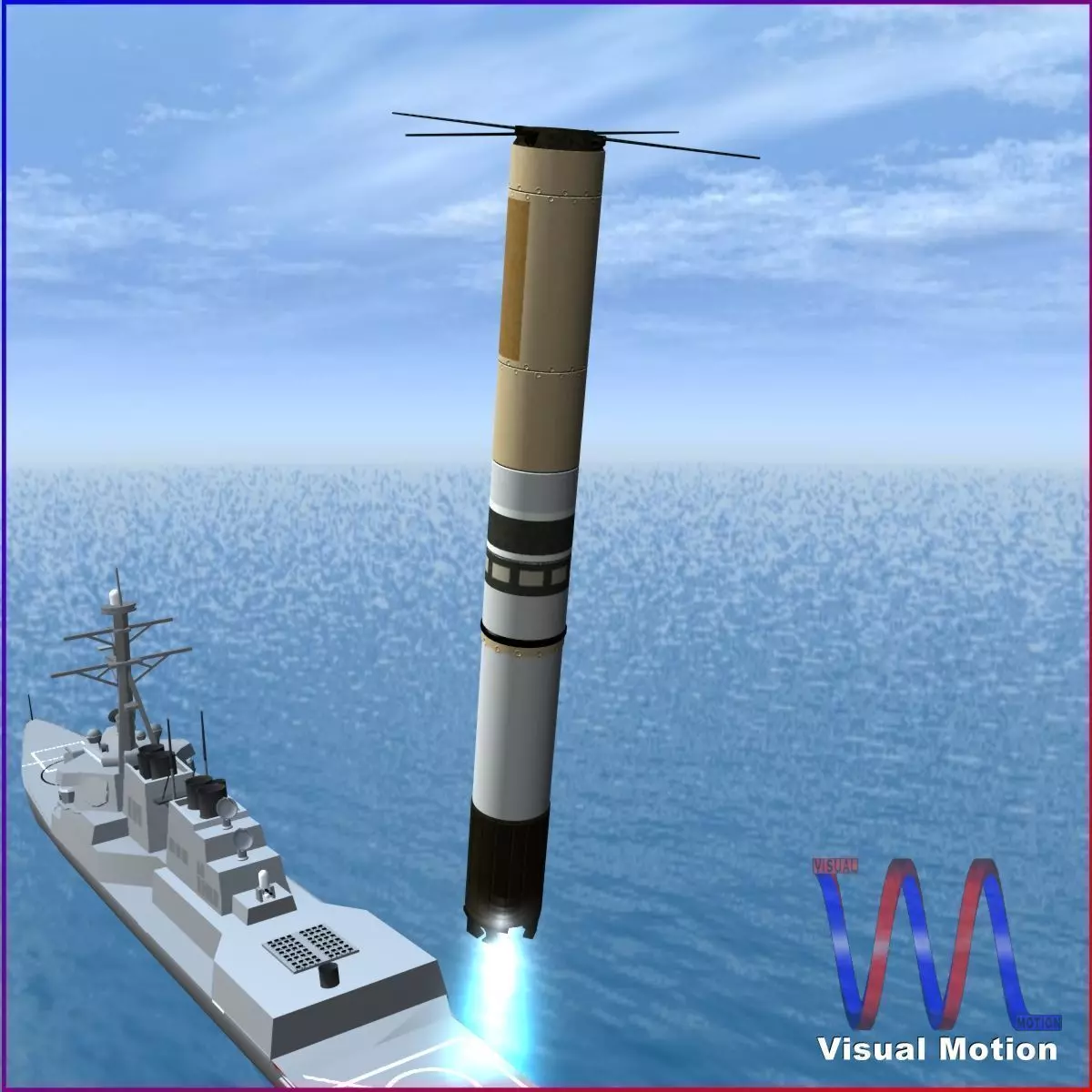 MK-234 Nulka Decoy Low-poly 3D model_0