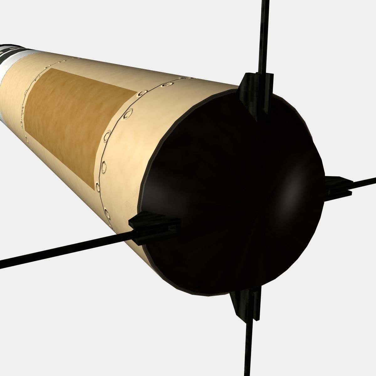 MK-234 Nulka Decoy Low-poly 3D model_5