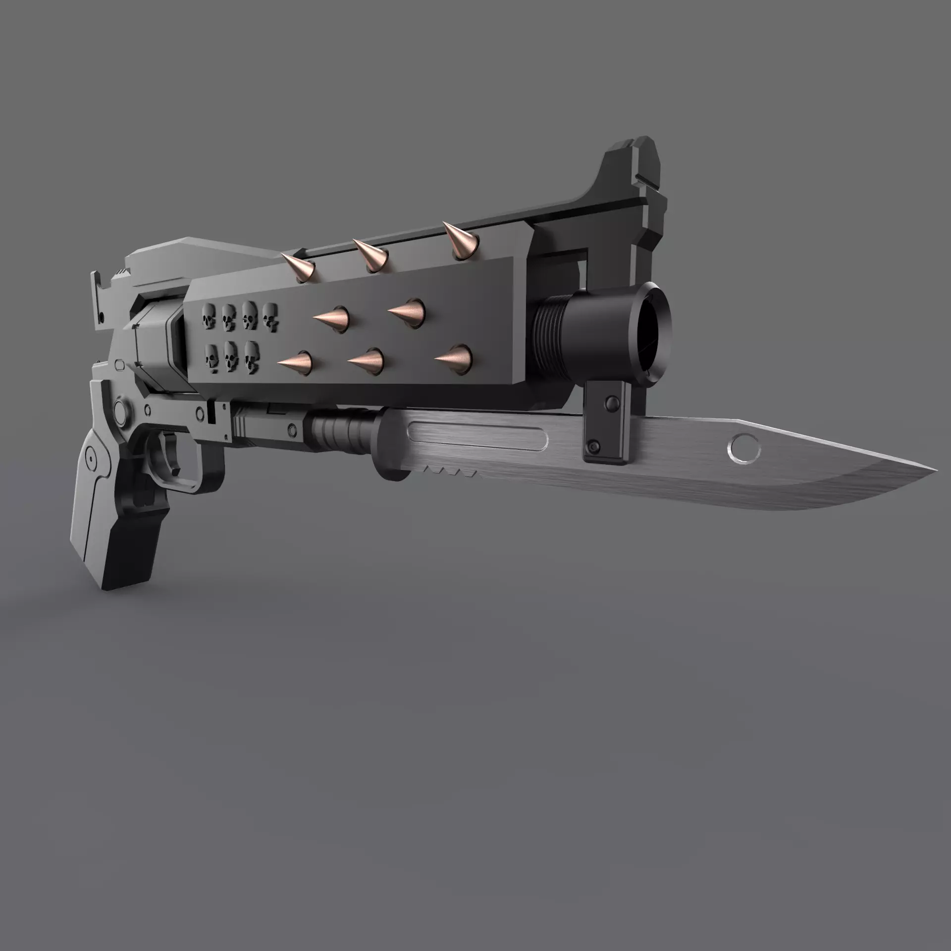 Crimson Pistol replica D2  3D print model_0