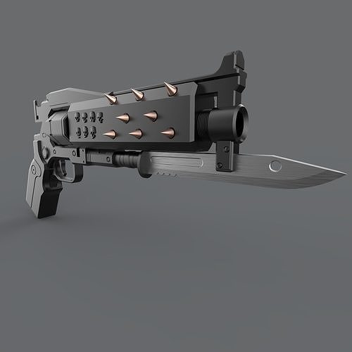 Crimson Pistol replica D2  3D print model