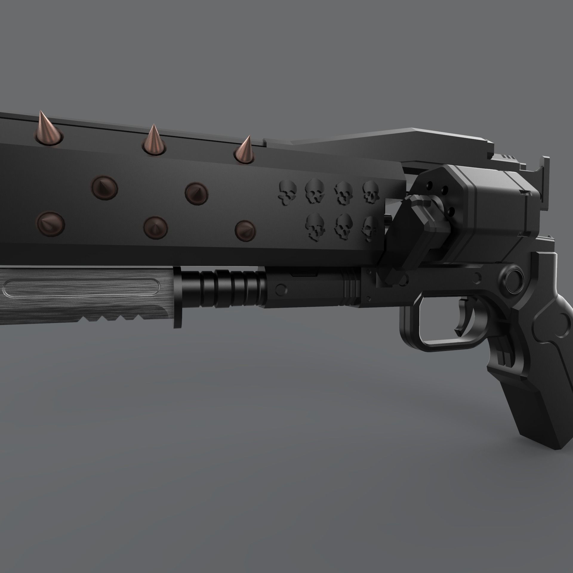 Crimson Pistol replica D2  3D print model_2
