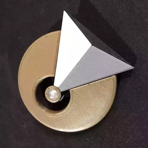Star Trek Vulcan IDIC Badge 3D print model