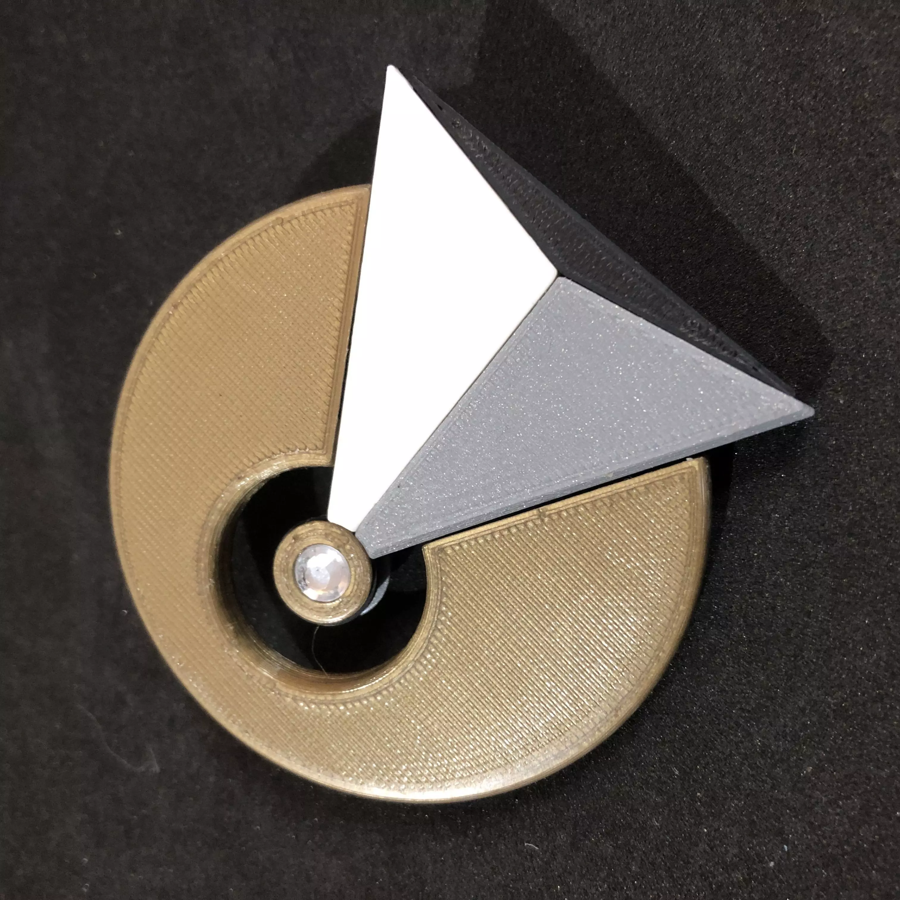 Star Trek Vulcan IDIC Badge 3D print model_0