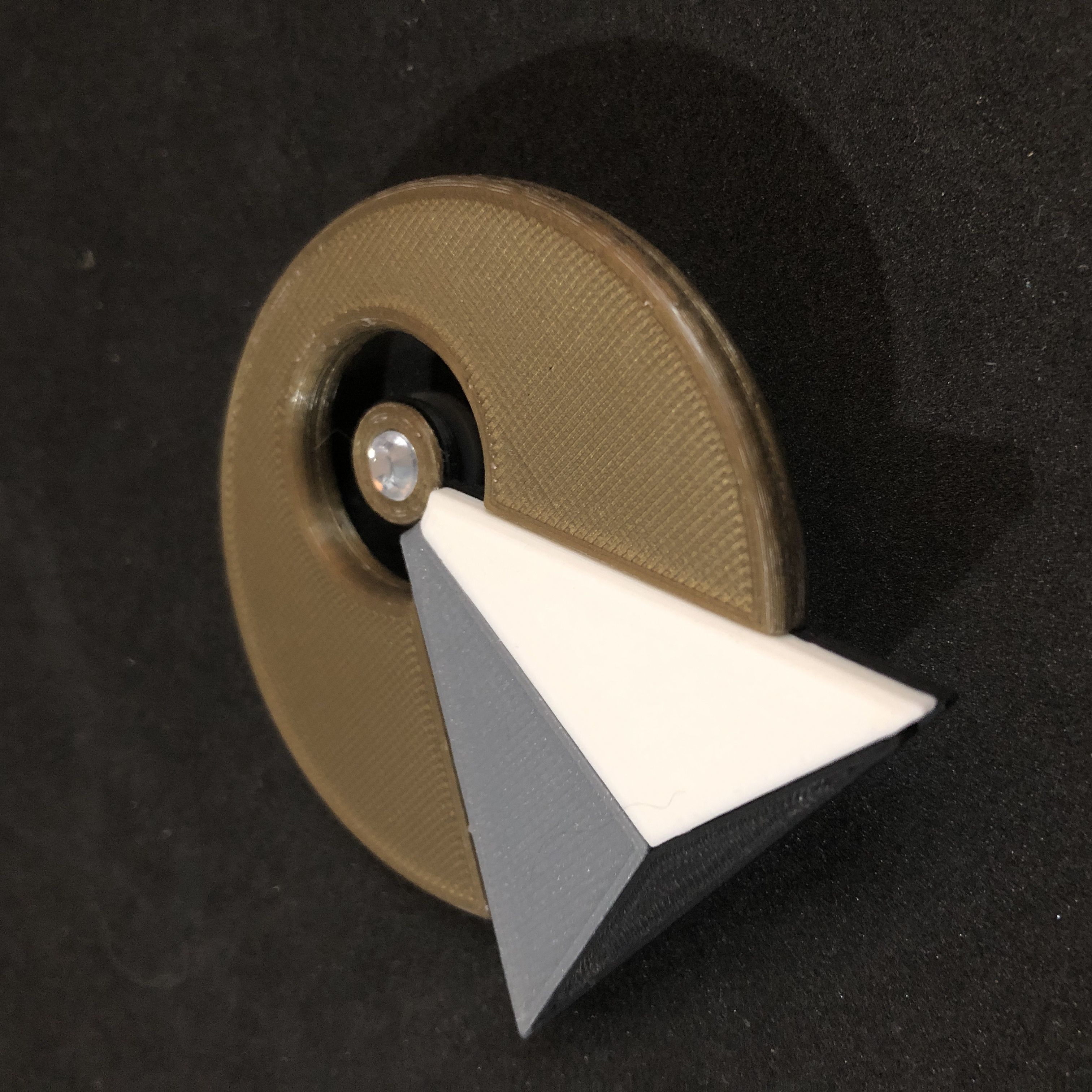 Star Trek Vulcan IDIC Badge 3D print model_1