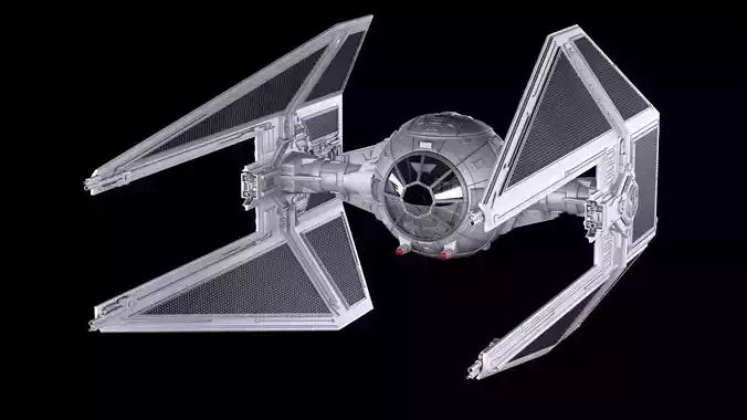 Star Wars TIE Interceptor 3D model