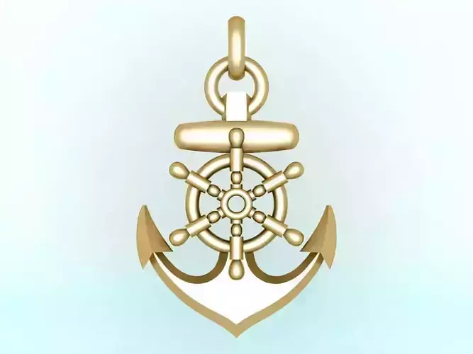 Anchor pendant - Sailor pendant - N159