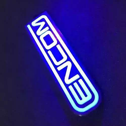 Tron ENCOM Badge 3D print model