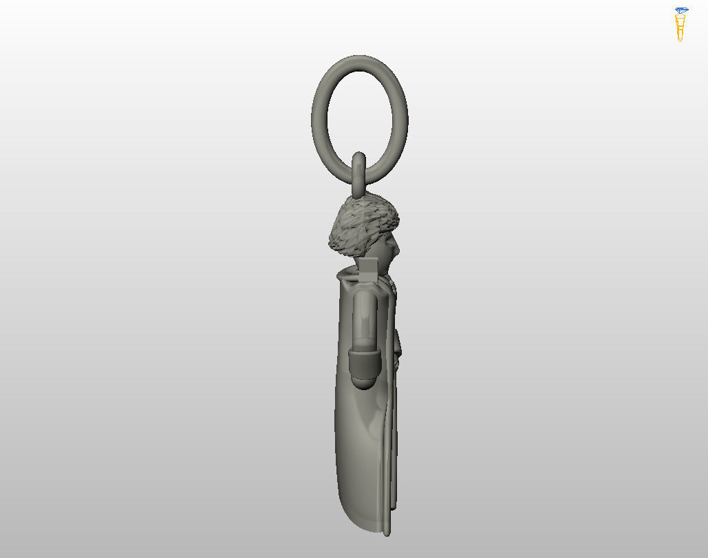 Little Prince pendant 3D print model_9
