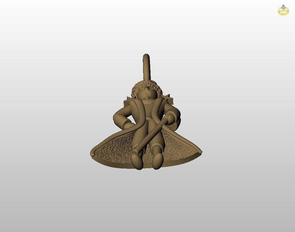 Little Prince pendant 3D print model_30