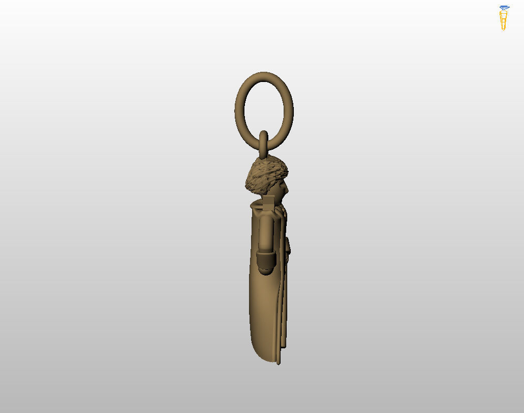 Little Prince pendant 3D print model_20