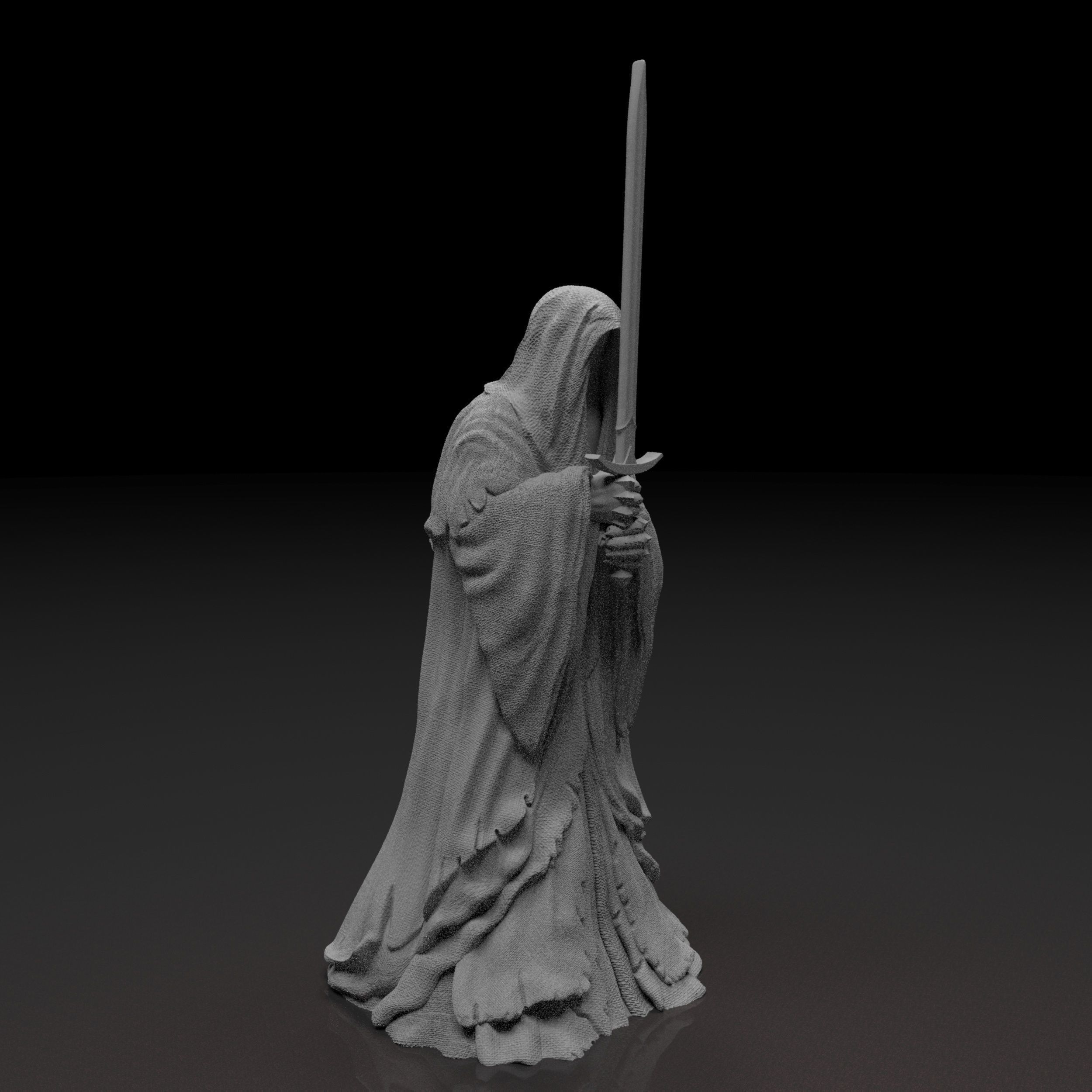 Nazgul Lord of the Rings 3d Model Stl File 3D print model 3D print model_9