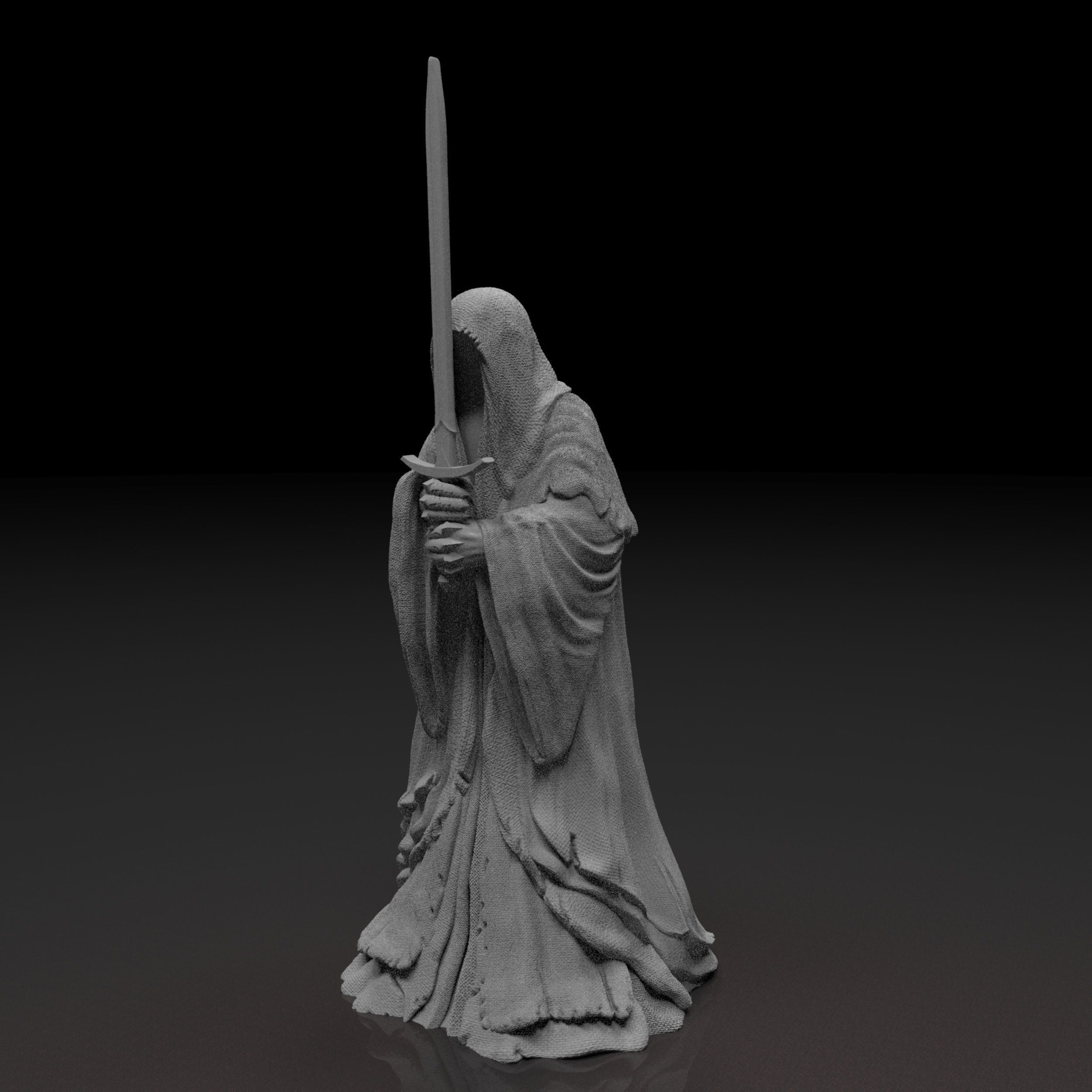 Nazgul Lord of the Rings 3d Model Stl File 3D print model 3D print model_4
