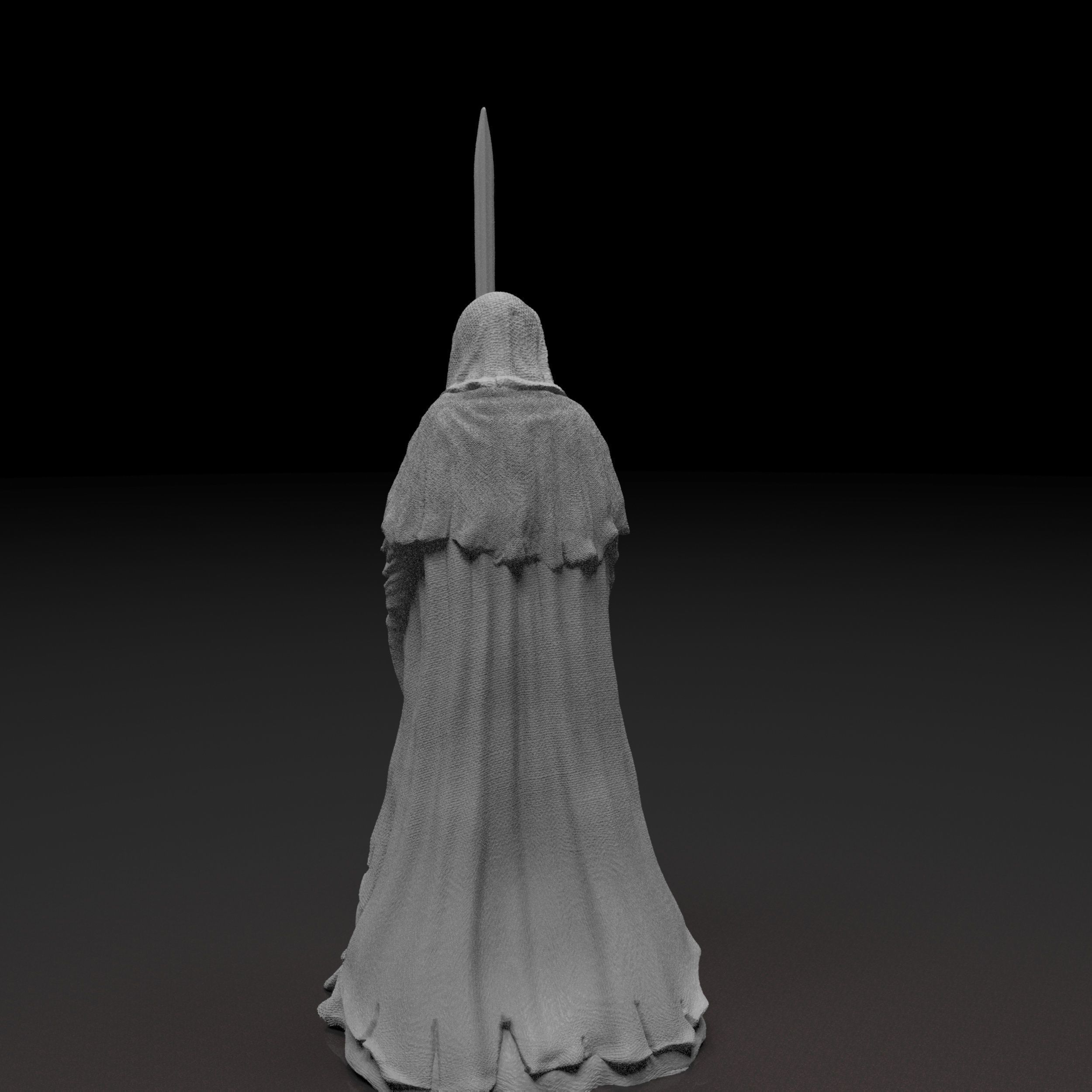 Nazgul Lord of the Rings 3d Model Stl File 3D print model 3D print model_6