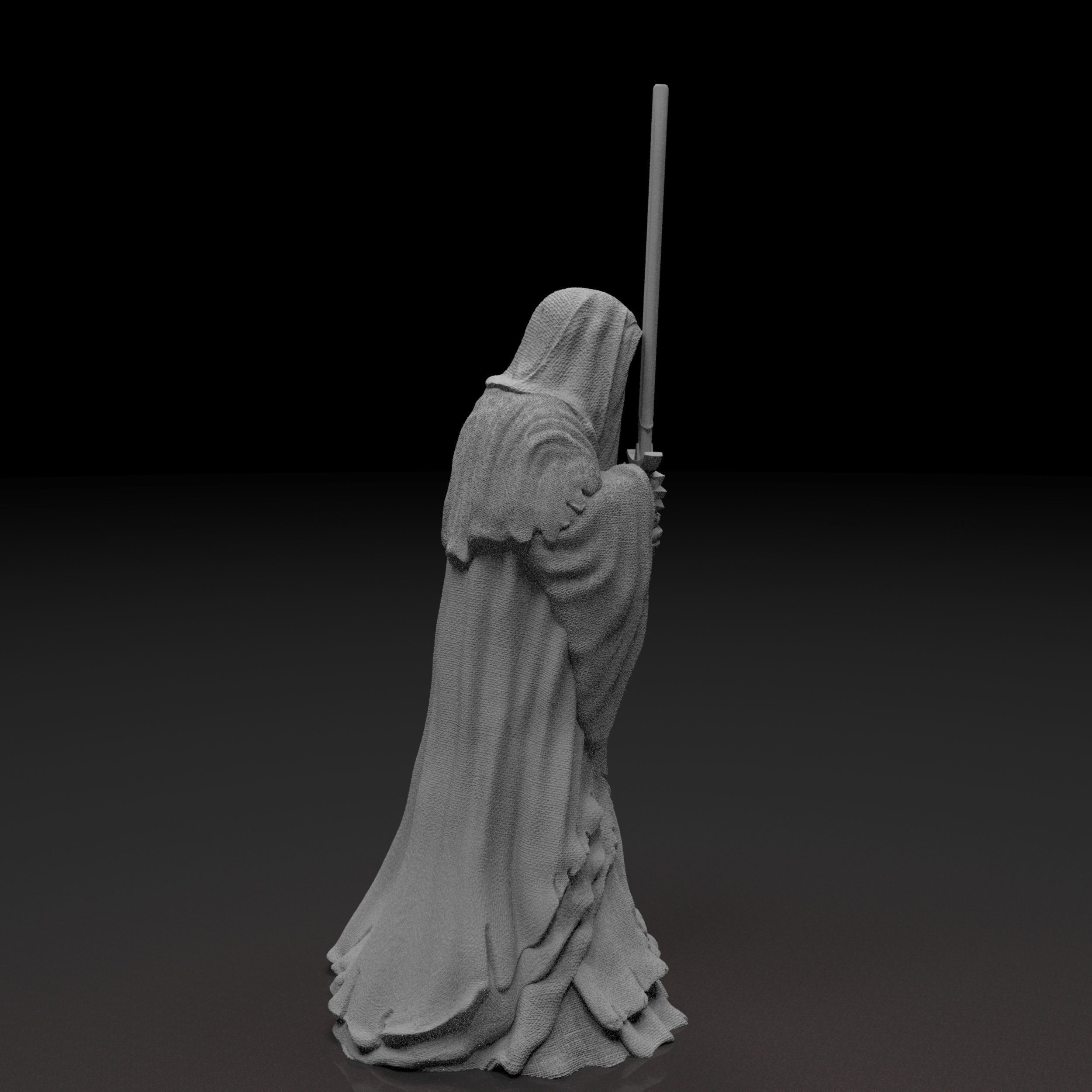 Nazgul Lord of the Rings 3d Model Stl File 3D print model 3D print model_8