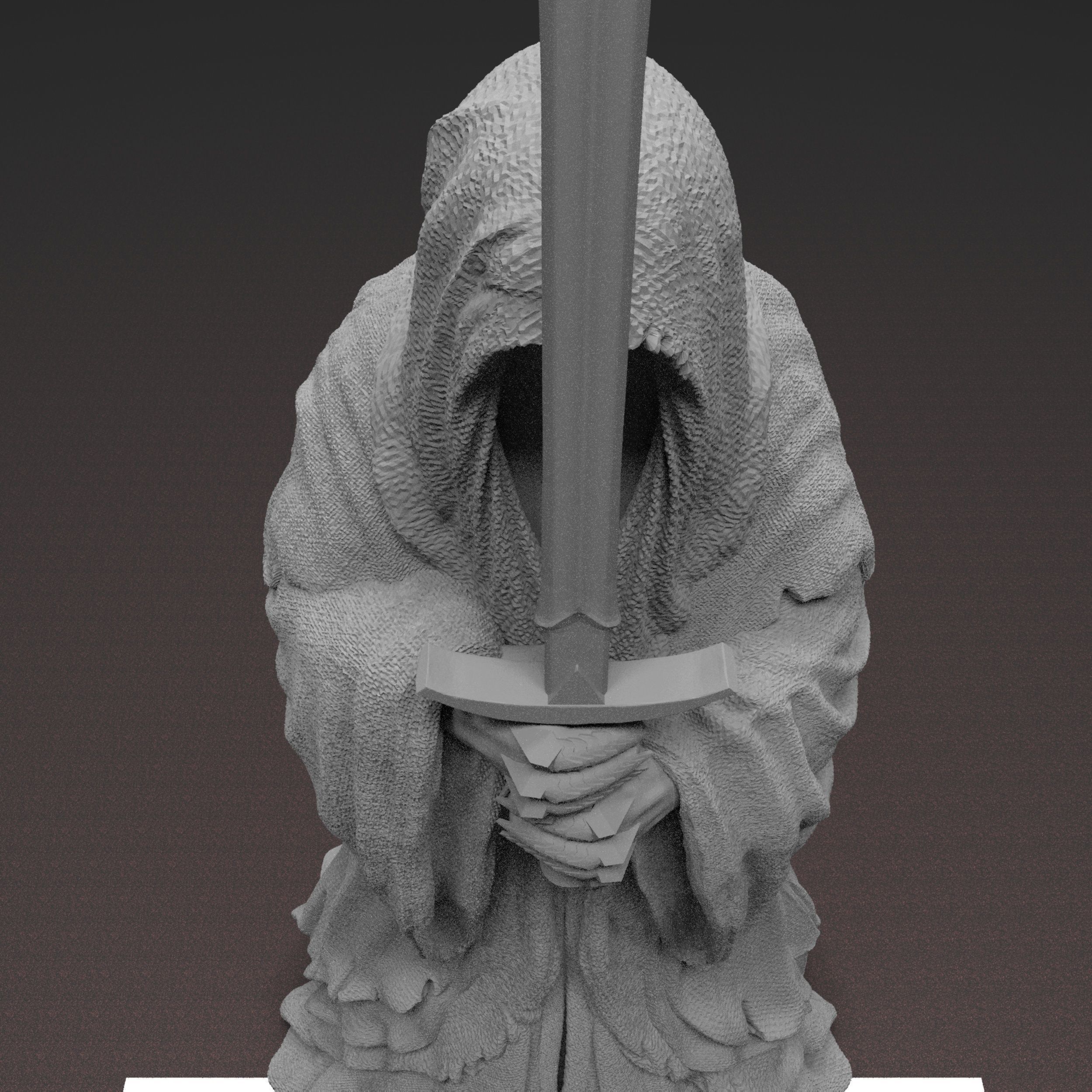 Nazgul Lord of the Rings 3d Model Stl File 3D print model 3D print model_3