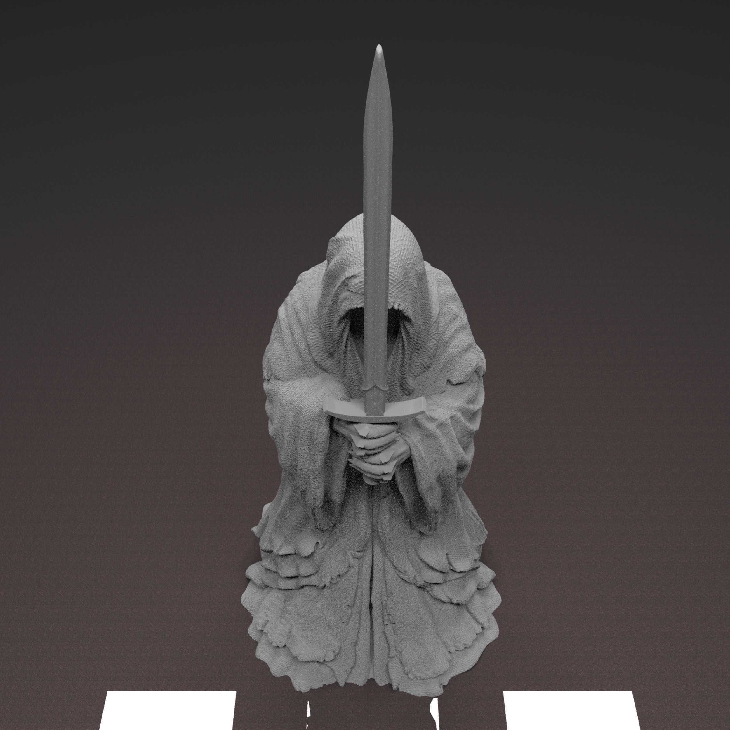 Nazgul Lord of the Rings 3d Model Stl File 3D print model 3D print model_2