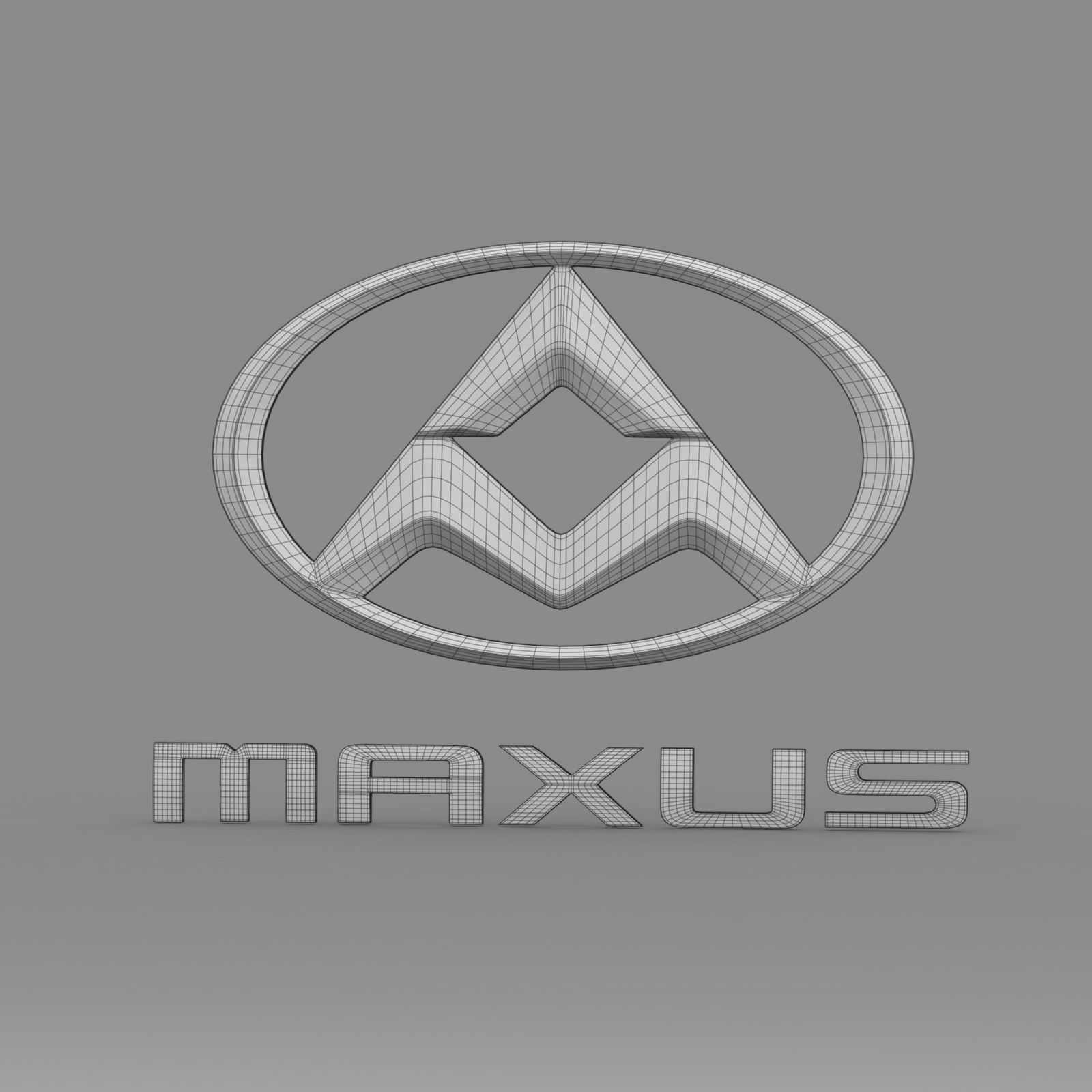 maxus logo 3D model_7