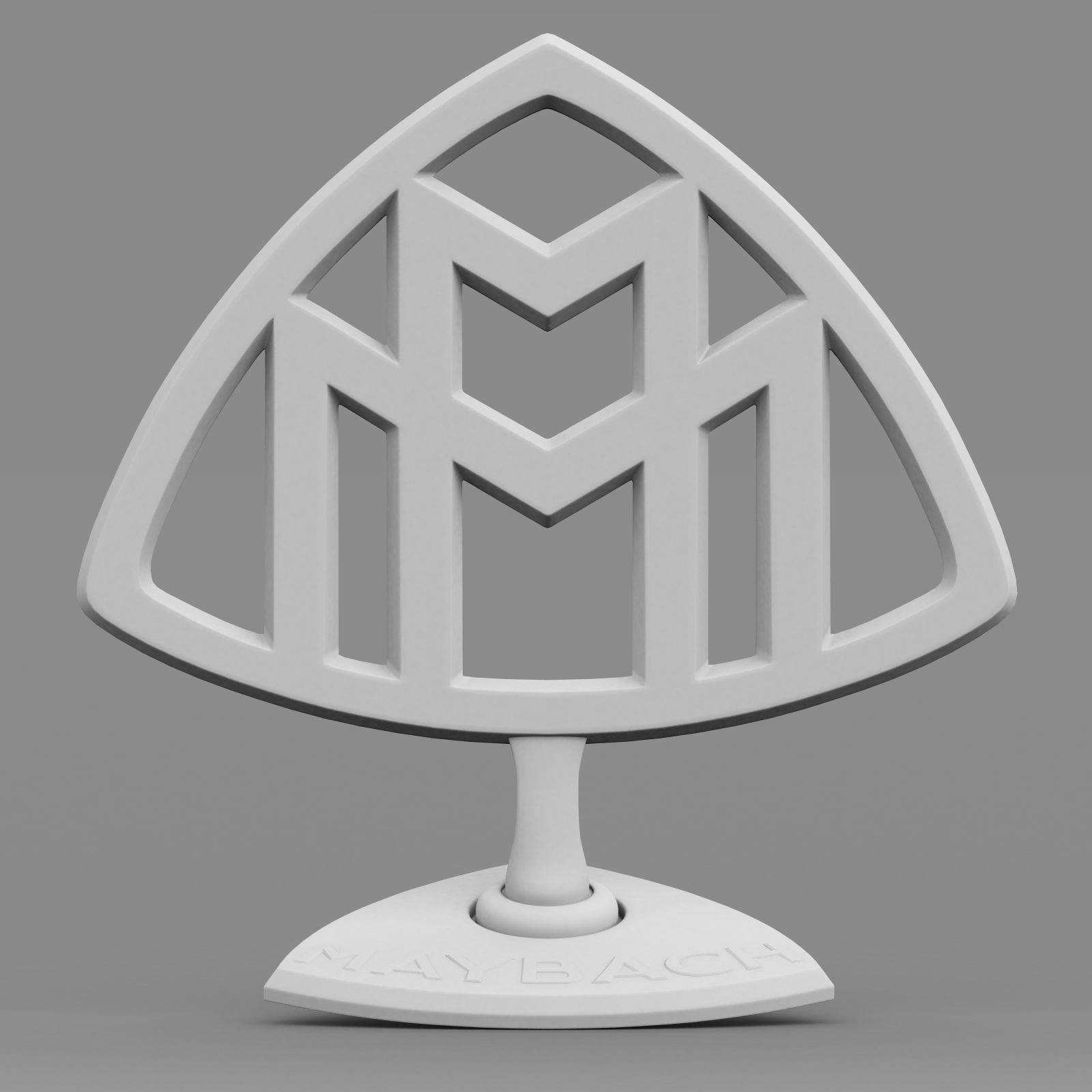 maybach logo 3D model_6