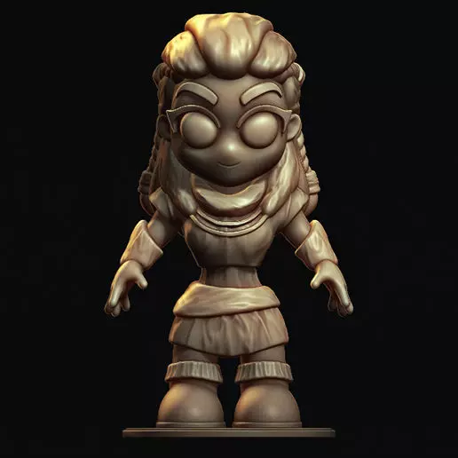 Aloy Horizon 3D print model_0