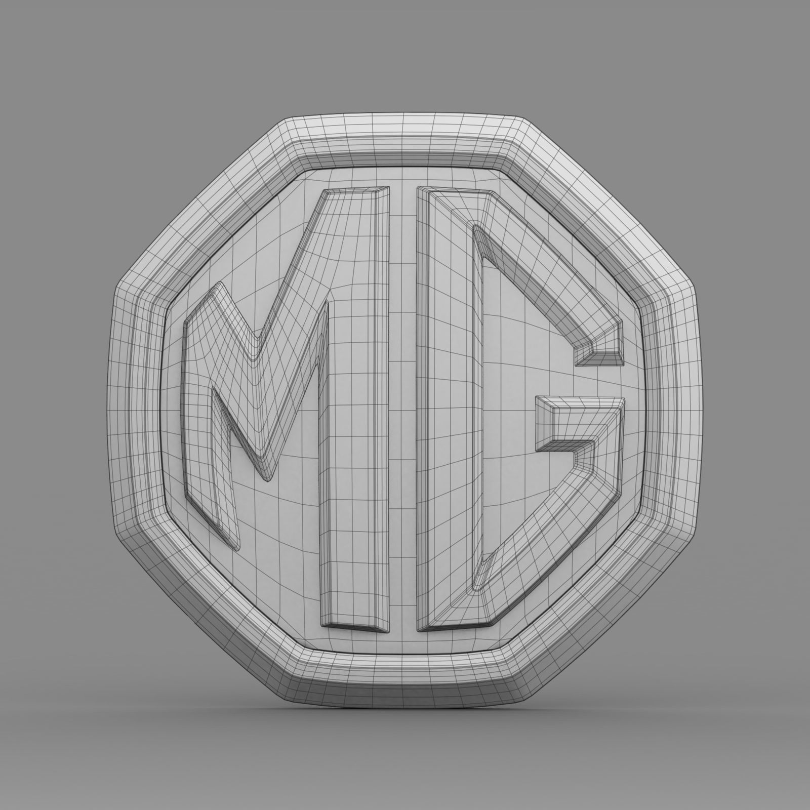 mg logo 3D model_13