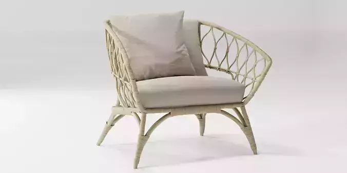 Chair STOCKHOLM 2017 IKEA 3D model