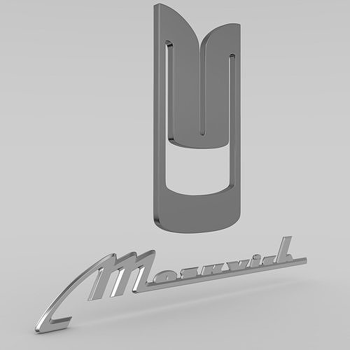 moskvich logo 3D model