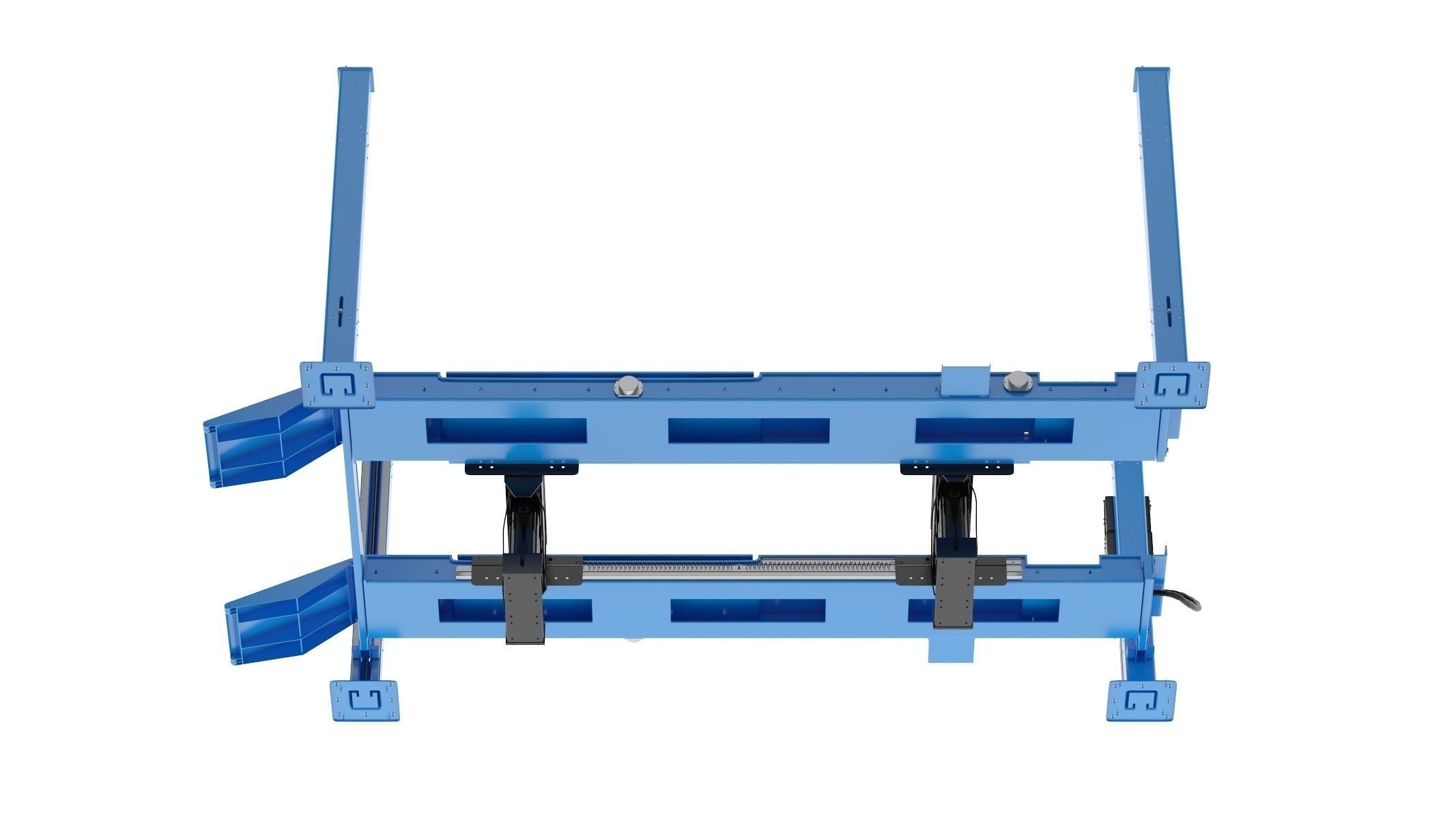 4 Post Car Lift Generic 3D model_4