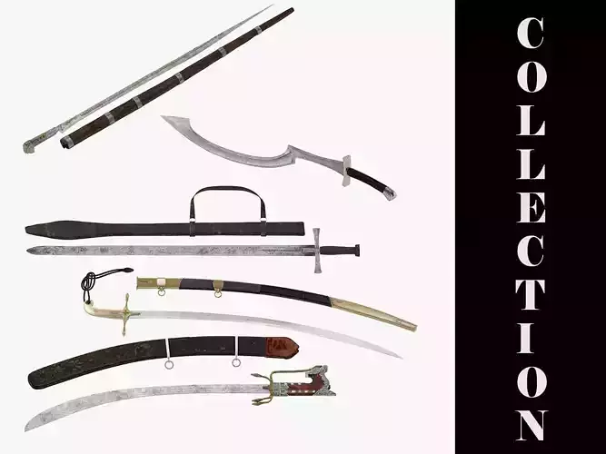 5 North African Swords Collection