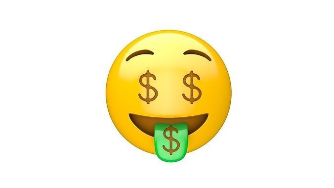 Apple Money-Mouth Face 3D model