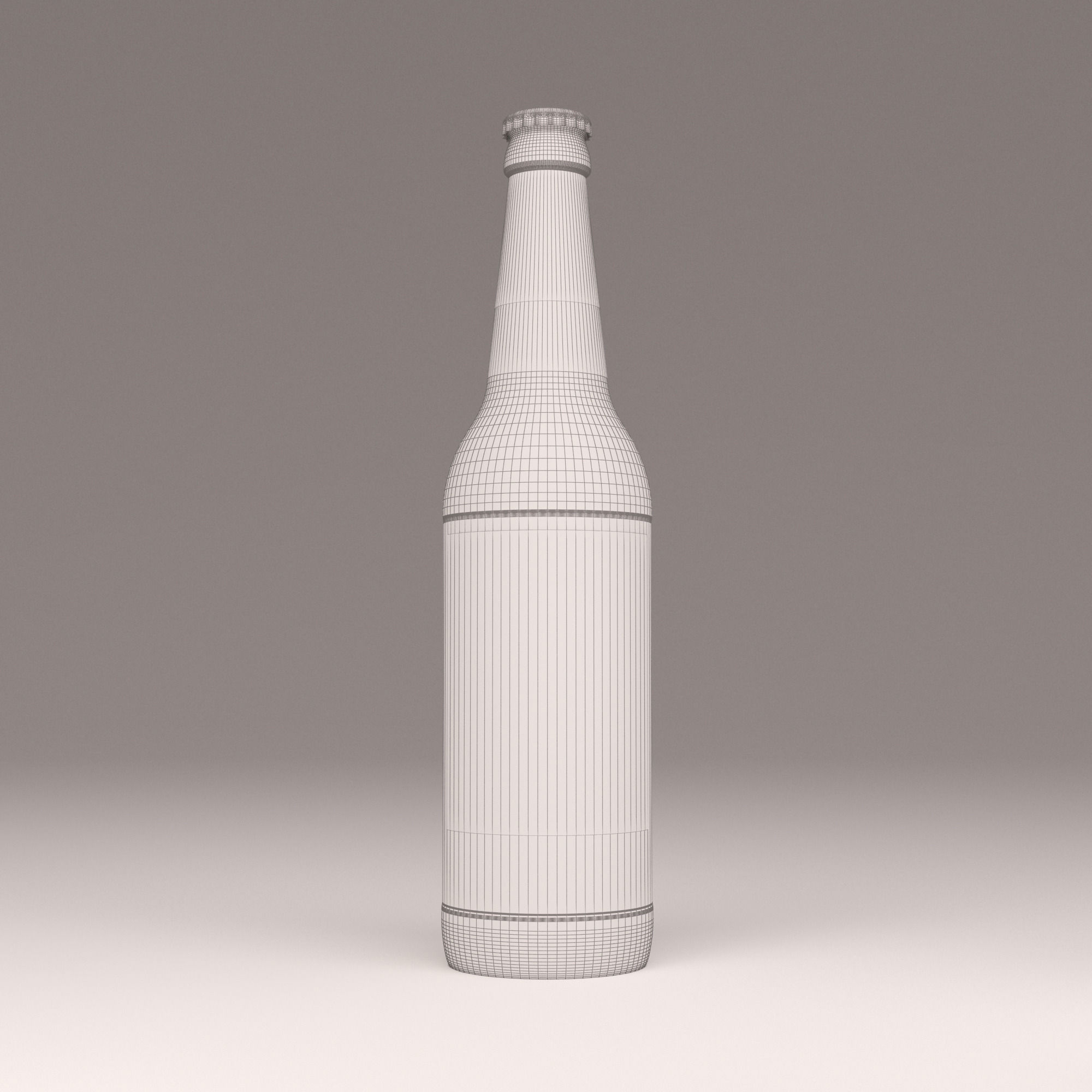Staropramen bottle 3D model_2