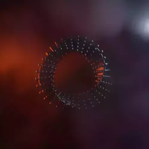 Abstract circle of wires