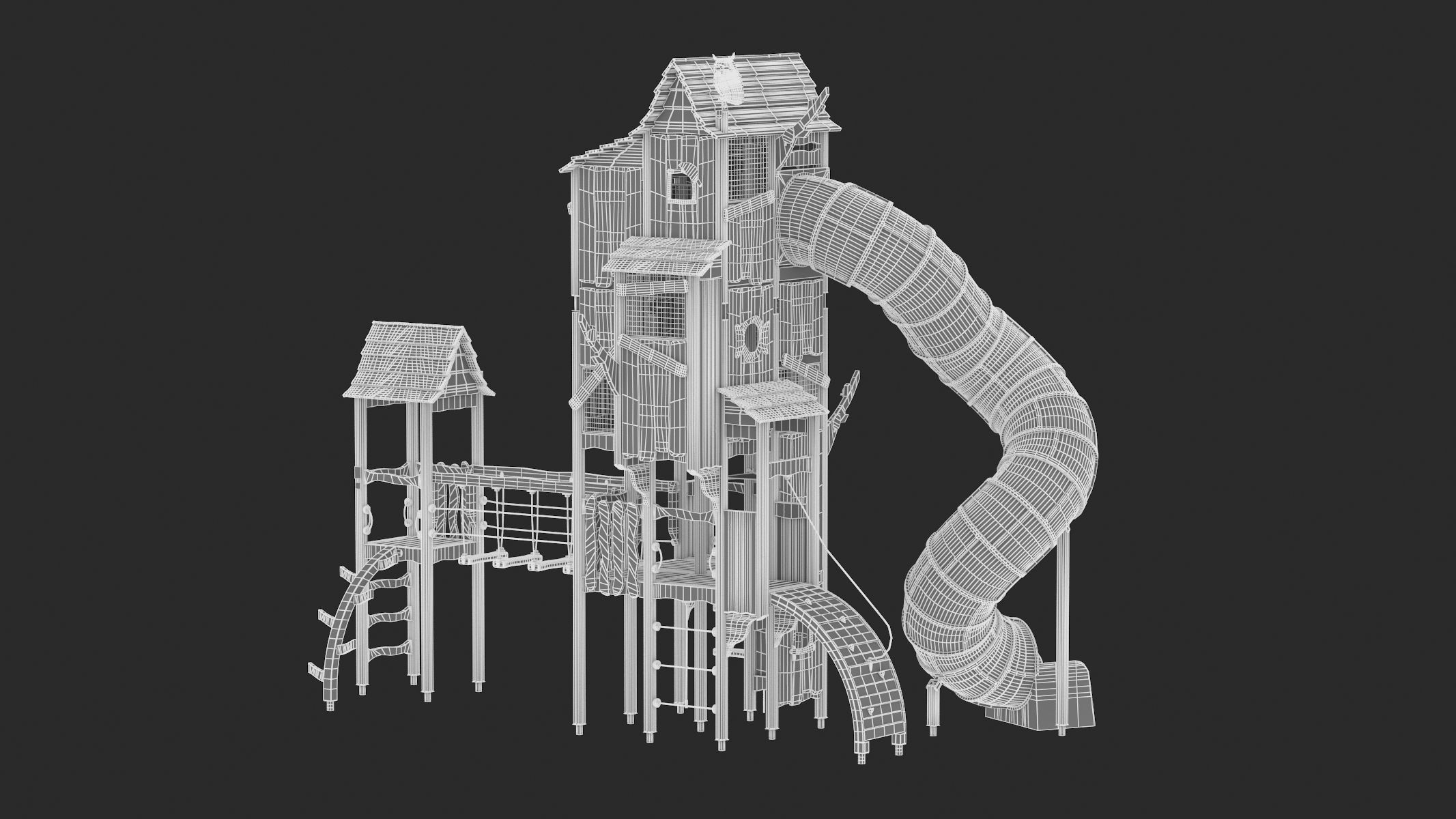 Lappset Magic Mountain 3D model_10