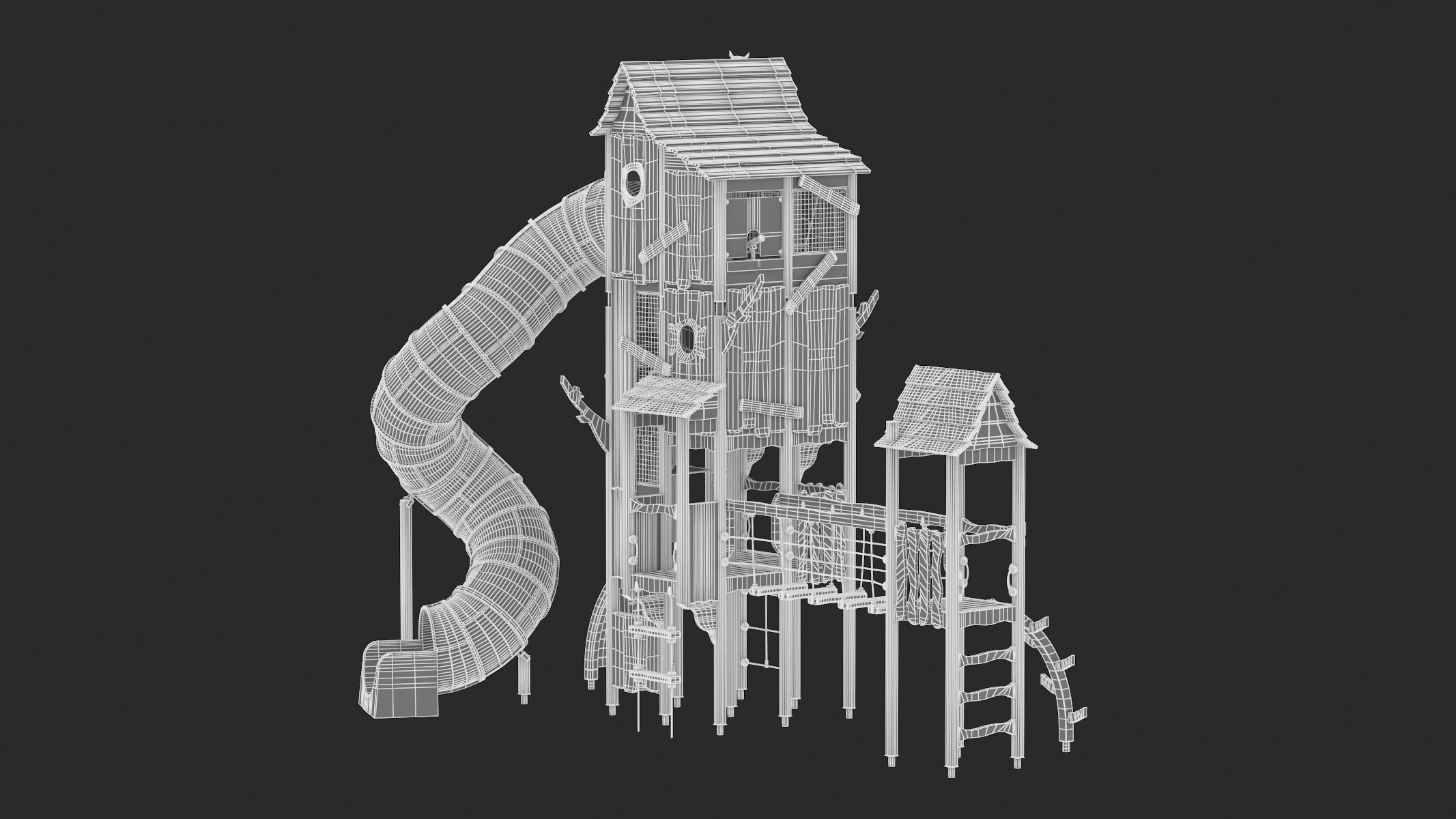 Lappset Magic Mountain 3D model_12