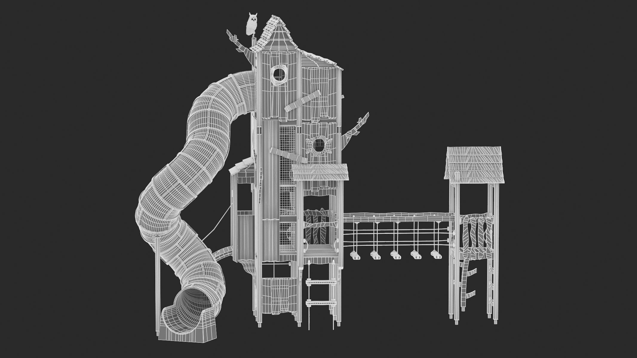 Lappset Magic Mountain 3D model_13