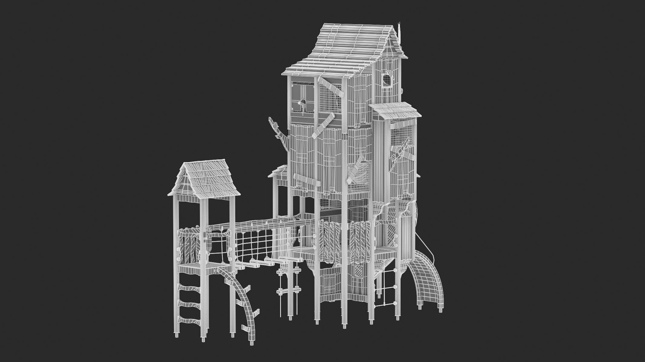 Lappset Magic Mountain 3D model_11