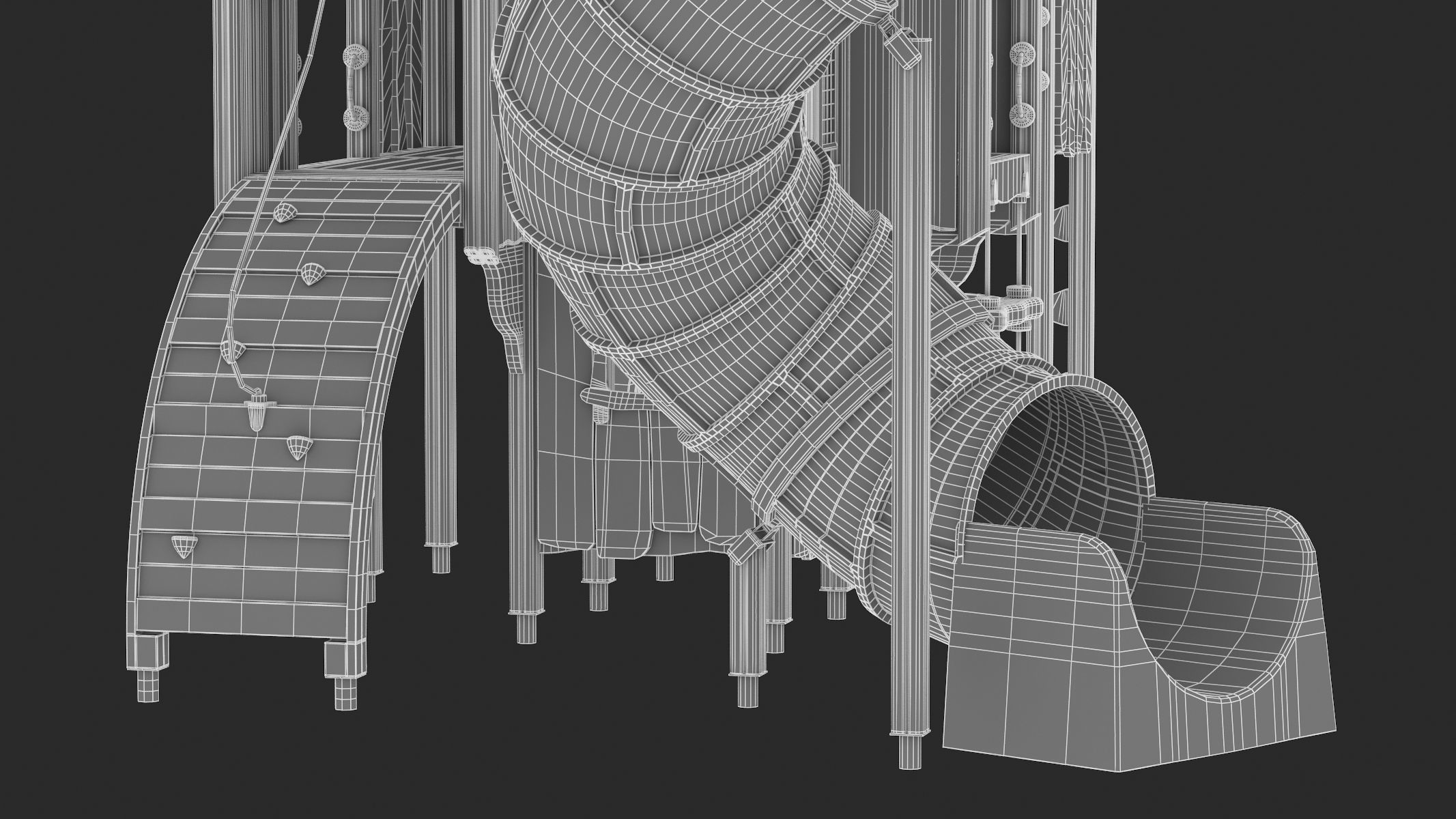 Lappset Magic Mountain 3D model_19