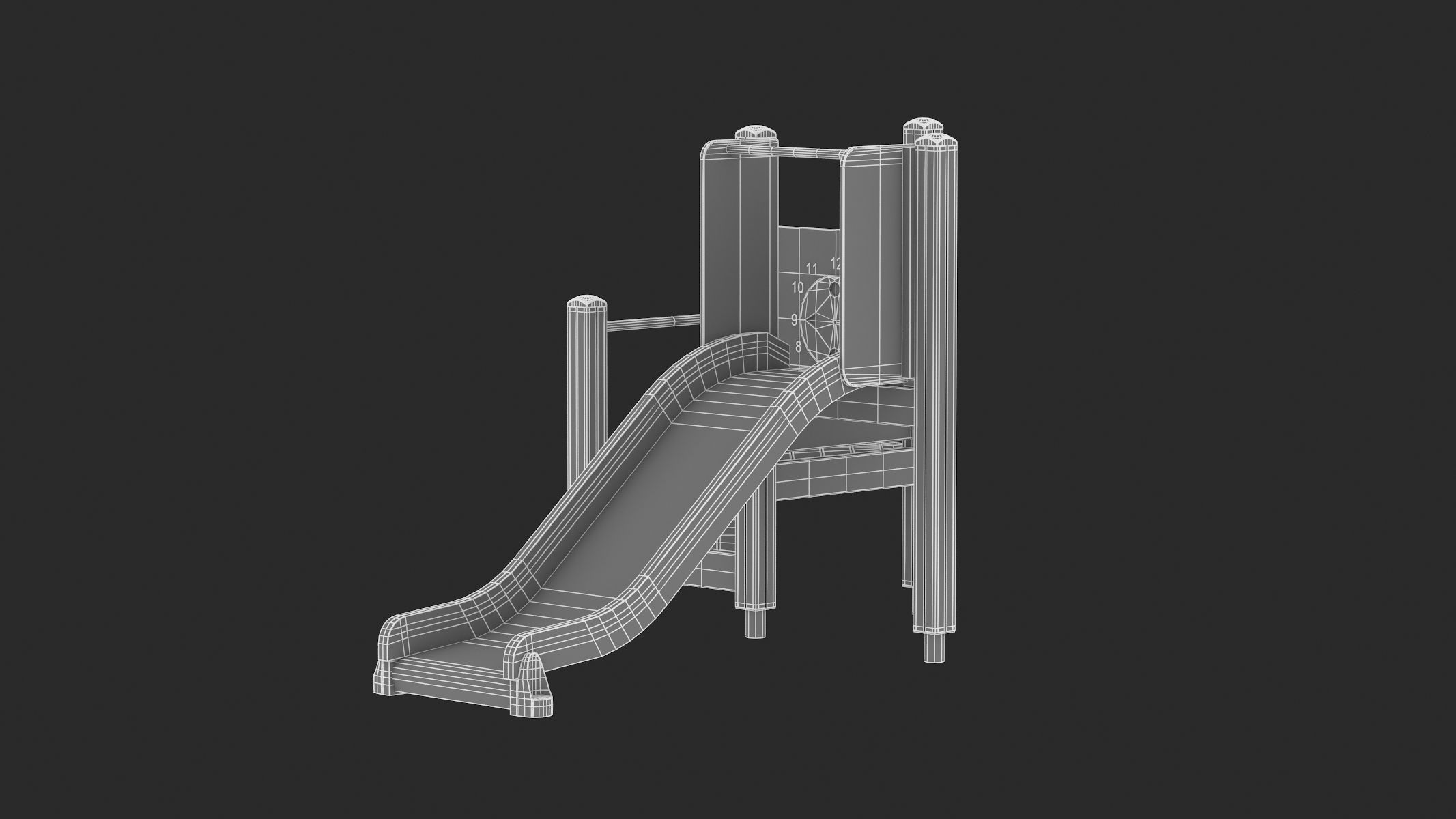 Lappset Slide 01 3D model_14