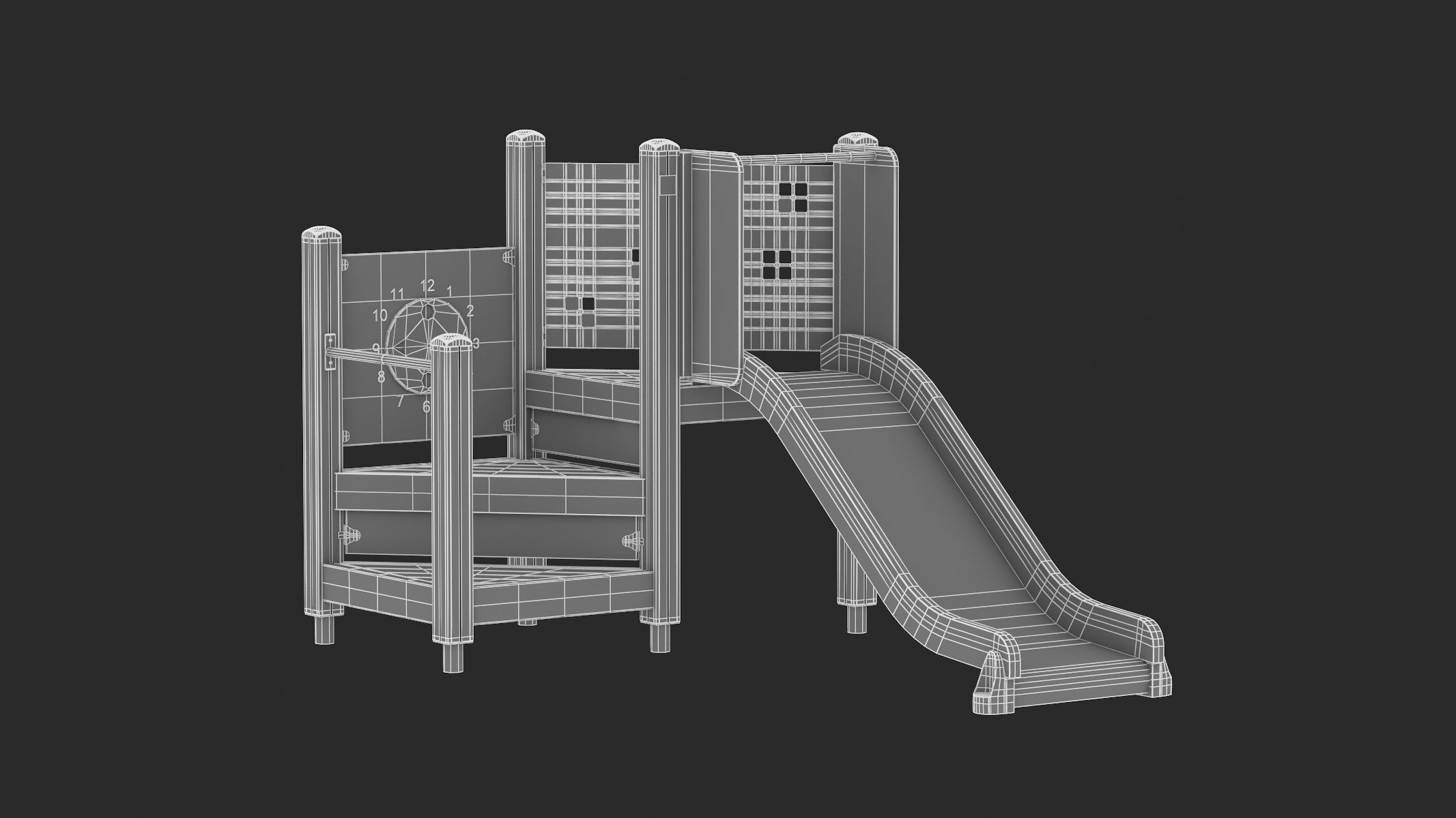 Lappset Slide 01 3D model_10