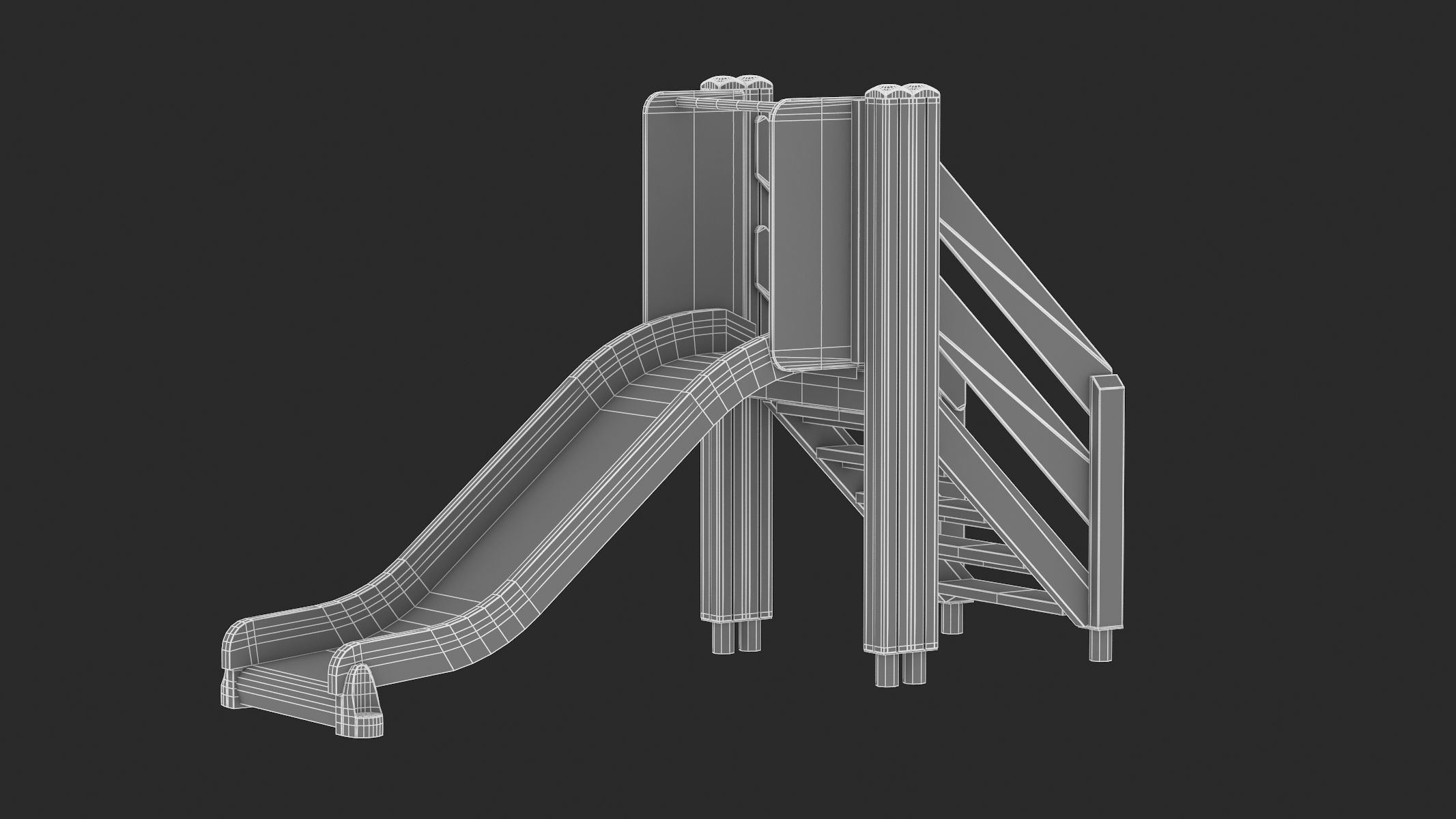 Lappset Slide 02 3D model_13